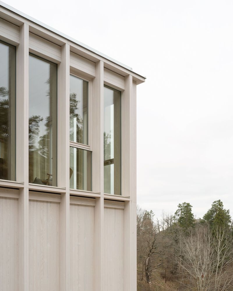 海峡边建筑奇迹挑战地形打造绝美视野的木质别墅设计