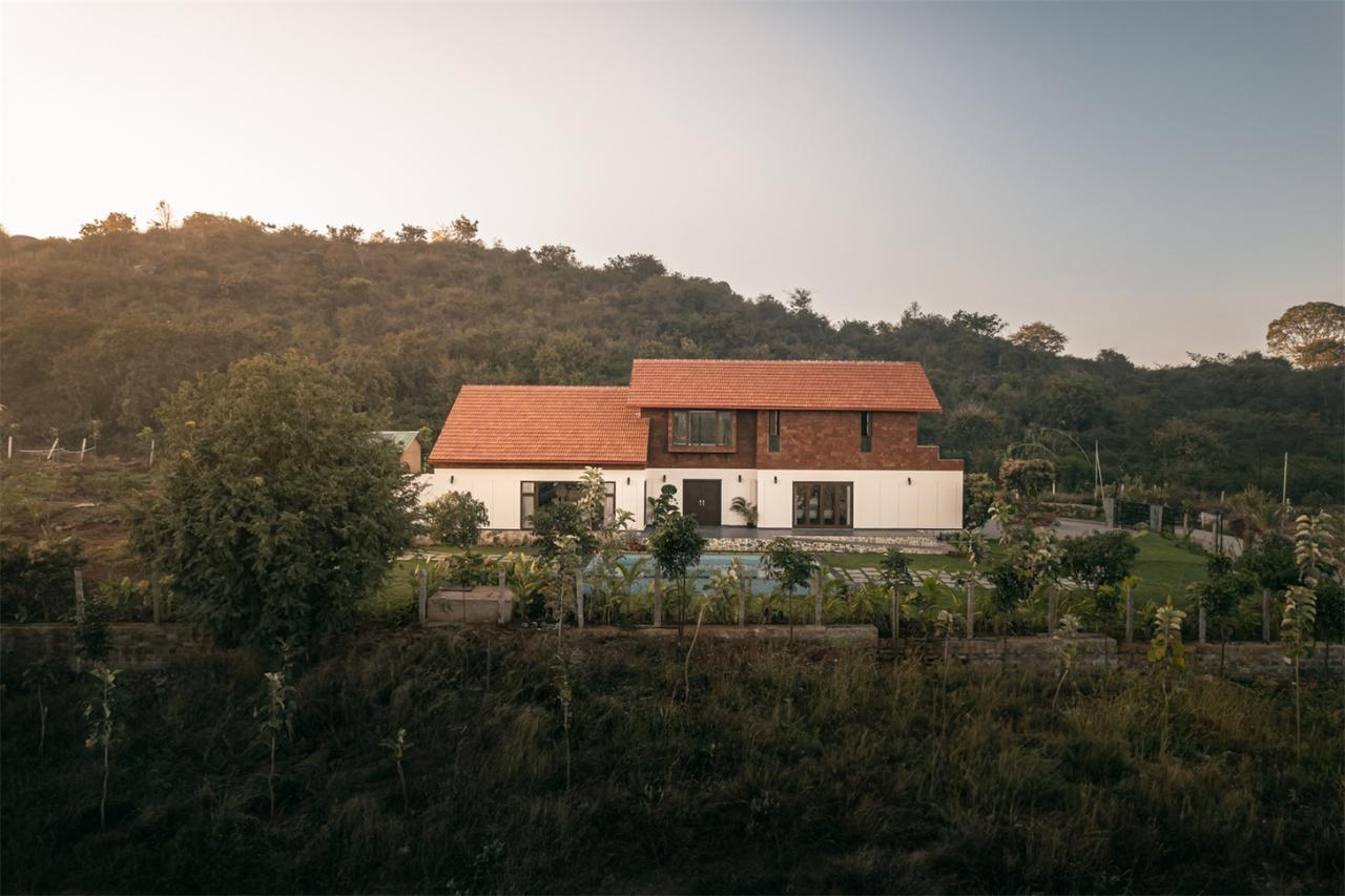 对环境气候材料研究响应与自然完美对话的别墅设计