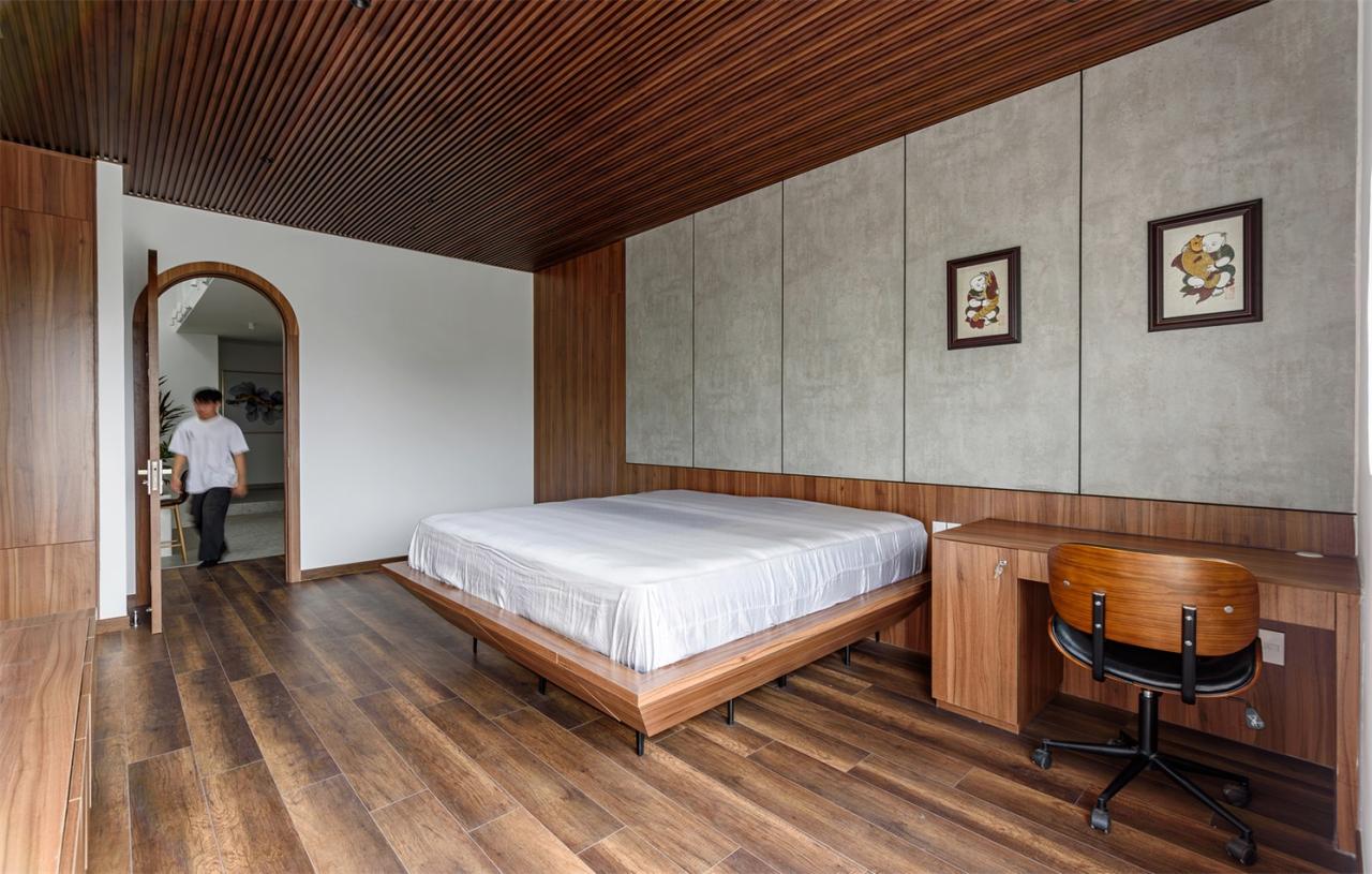 回归老街区的温暖森林露营灵感下的暮年居所别墅设计