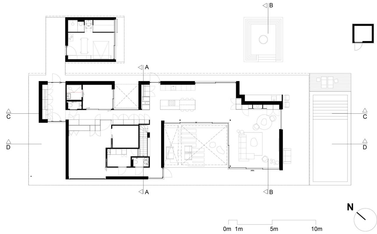邂逅荷兰海岸隐匿别墅：一场自然、建筑与艺术的盛宴设计
