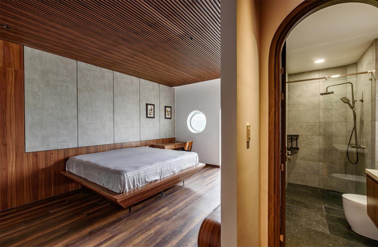 回归老街区的温暖森林露营灵感下的暮年居所别墅设计